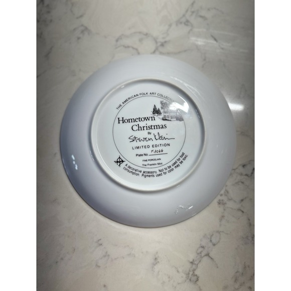 Hermoso Plato de Decoración de Navidad Christmas Plate 8" CM - Picture 5 of 5